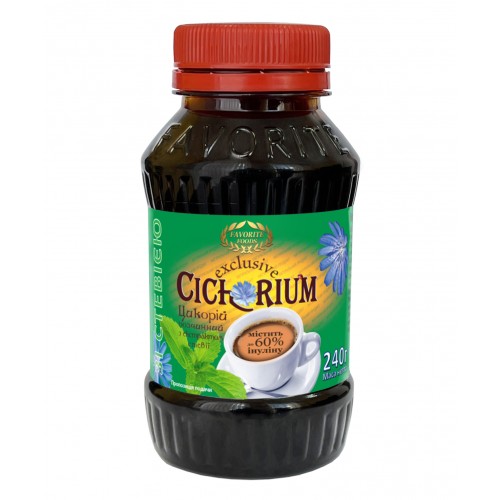 Рідкий цикорій зі стевією пластик-банка 240г